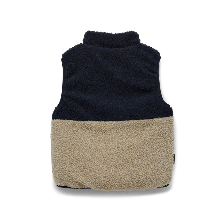CRYWOLF - REVERSIBLE YETI VEST: ASH COLOURBLOCK [sz:2 YRS]