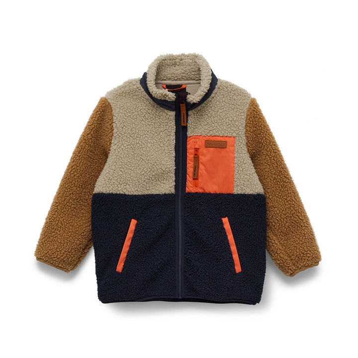 CRYWOLF - YETI JACKET: ASH COLOURBLOCK [sz:2 YRS]