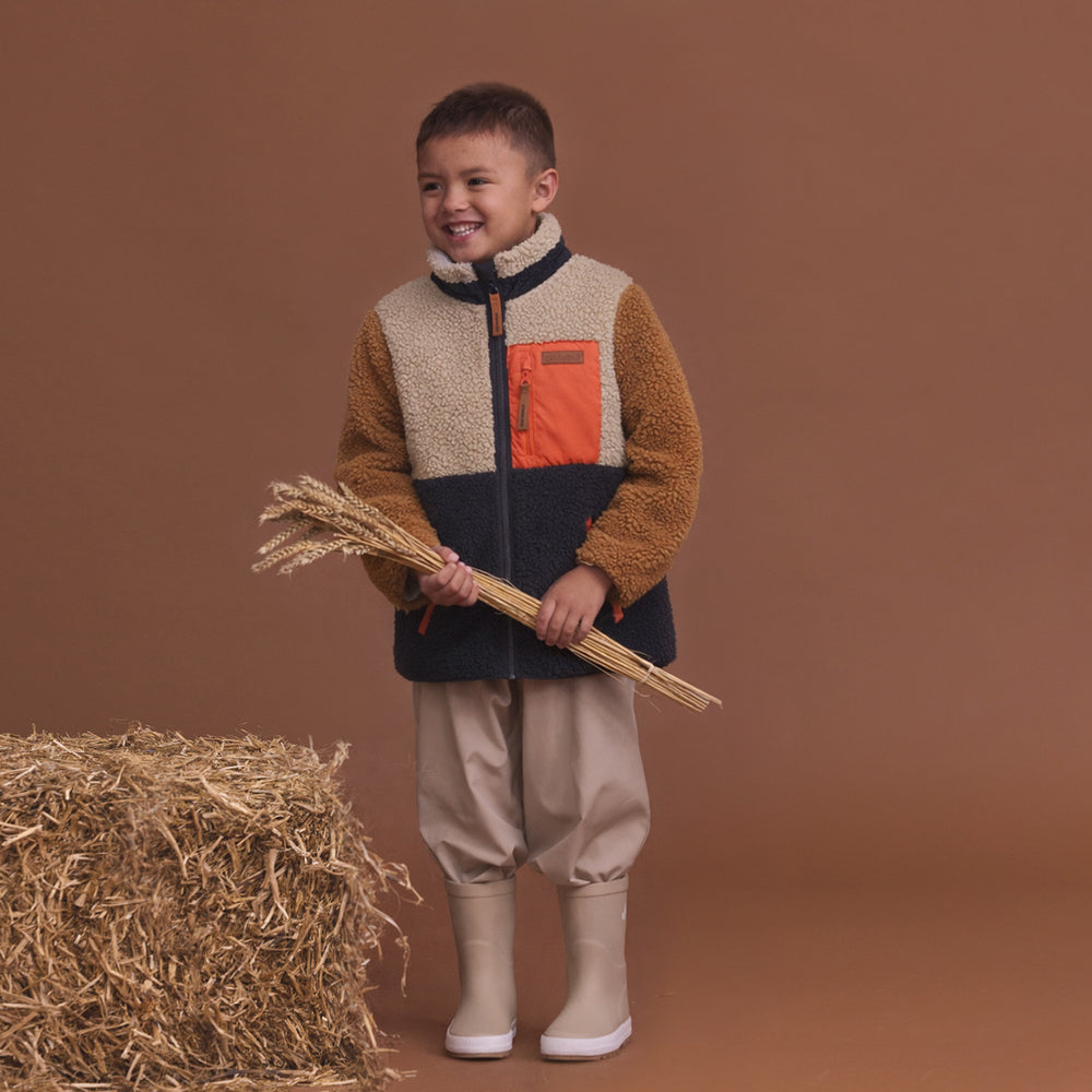 CRYWOLF - YETI JACKET: ASH COLOURBLOCK [sz:2 YRS]