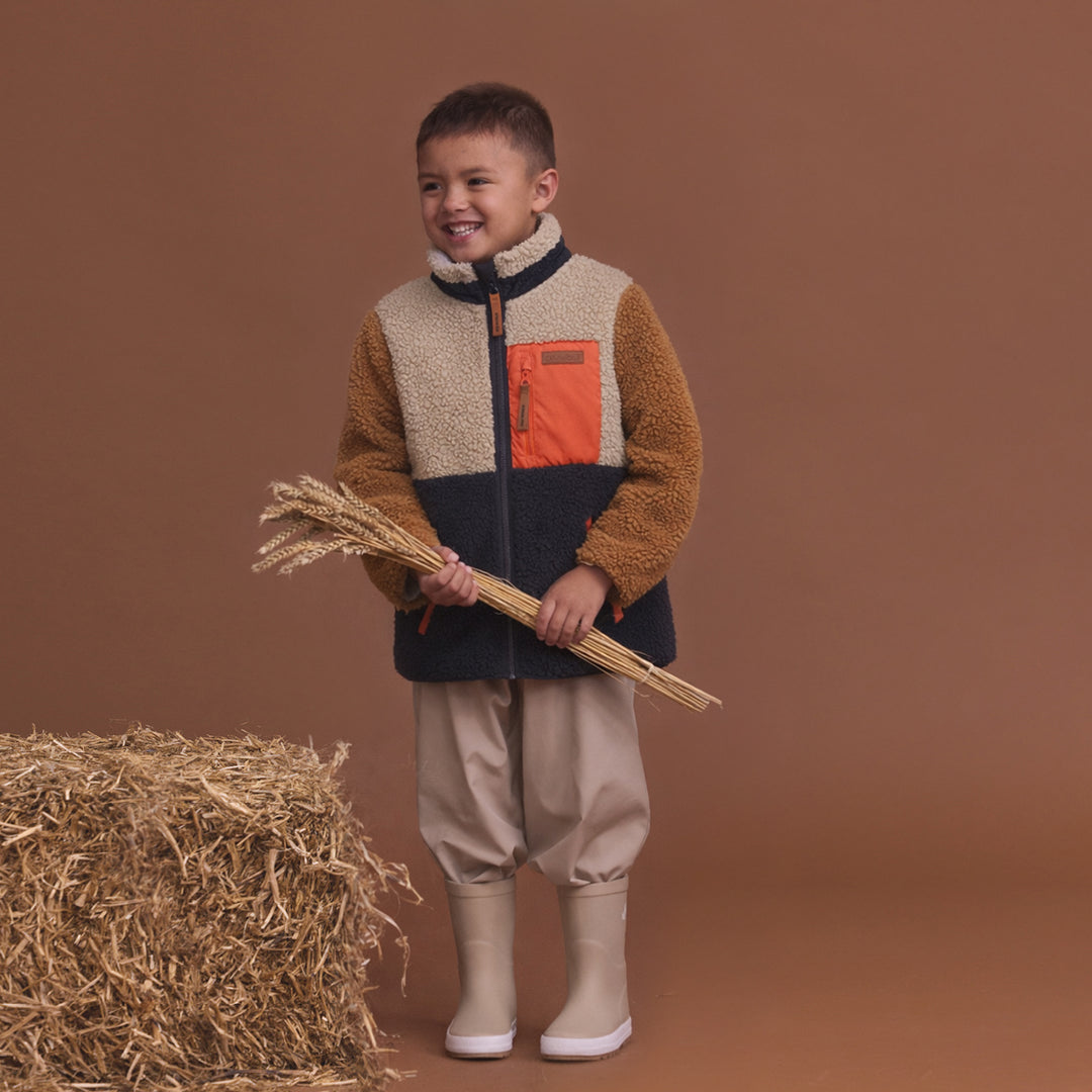 CRYWOLF - YETI JACKET: ASH COLOURBLOCK [sz:2 YRS]