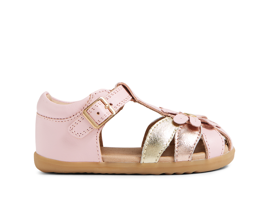 BOBUX - STEP UP PETAL SANDAL: PARFAIT PINK [sz:19 EU]