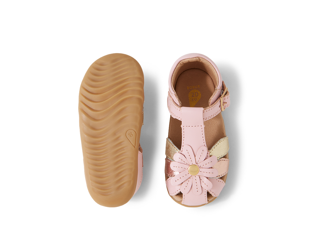 BOBUX - STEP UP PETAL SANDAL: PARFAIT PINK [sz:19 EU]