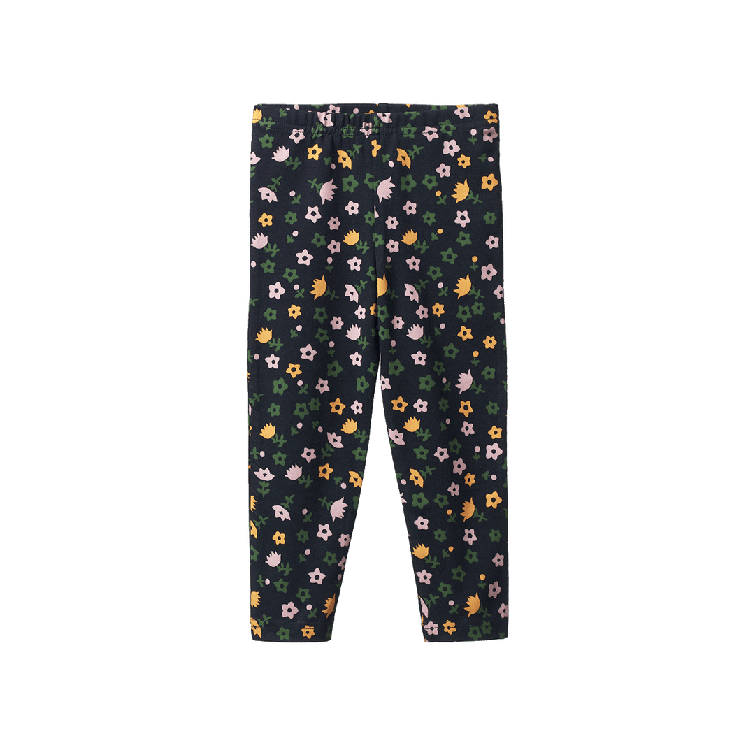 NATURE BABY - LEGGINGS: ORANGE BLOSSOM PRINT