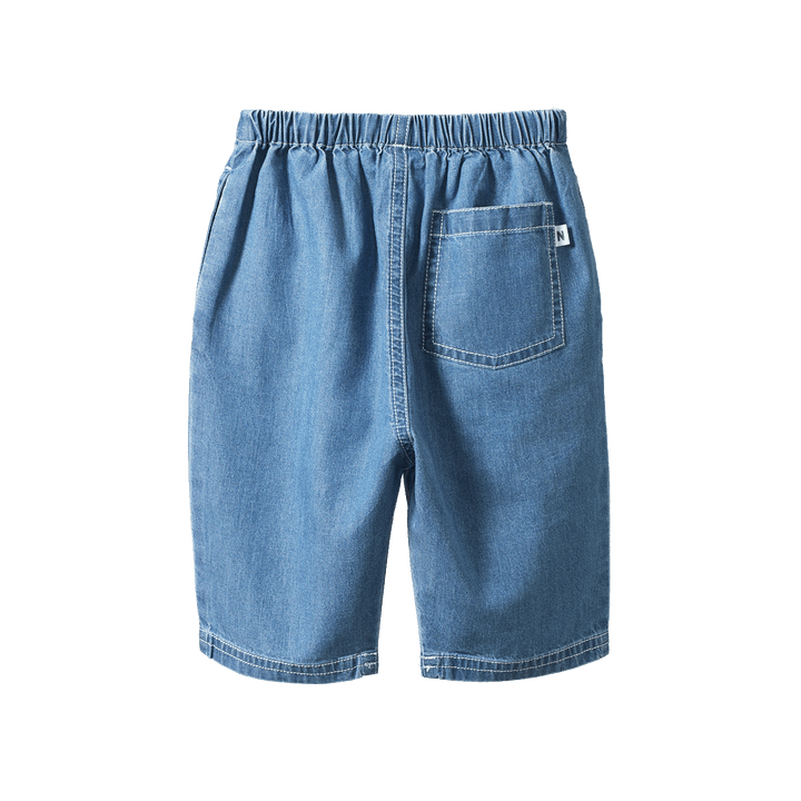 NATURE BABY - DAE PANTS: SKY CHAMBREY [sz:6-12 MTHS]
