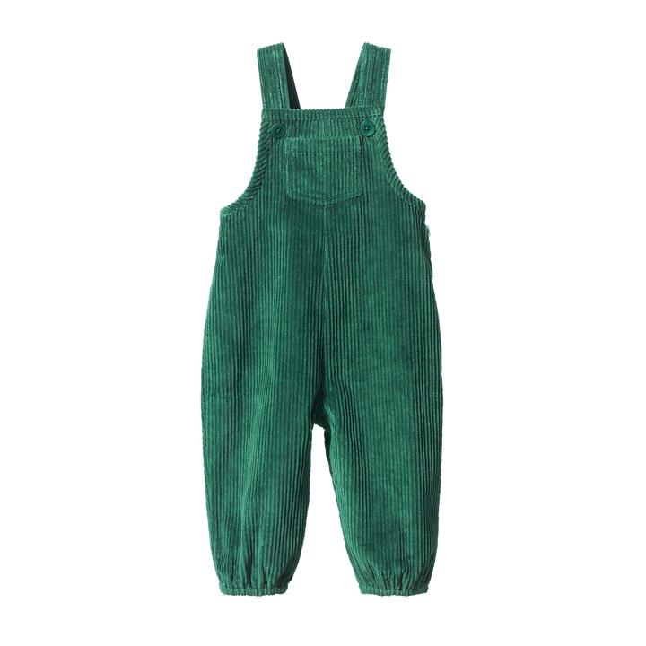 NATURE BABY - TIPPER OVERALS: PINE [sz:6-12 MTHS]