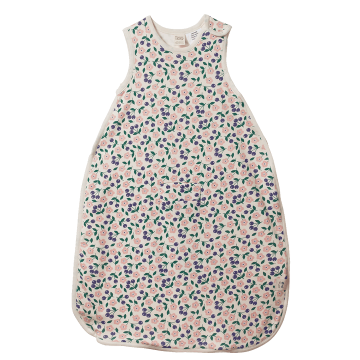 NATURE BABY - ORGANIC COTTON & MERINO SLEEPING BAG: GRANDE BRIARWOOD PRINT [sz:3-24 MTHS]