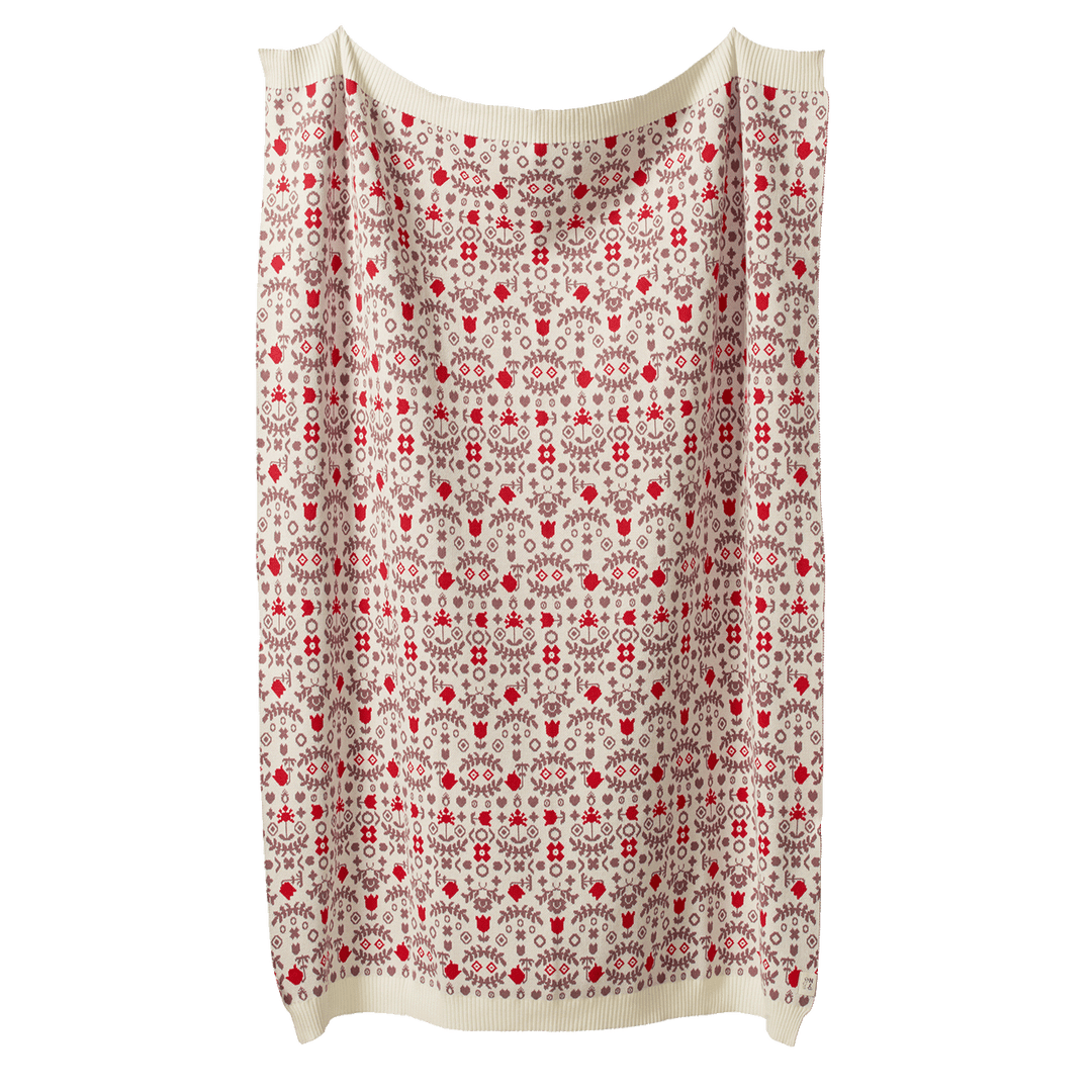 NATURE BABY - DUNE COT BLANKET: CROSS STITCH POSEY KNIT 