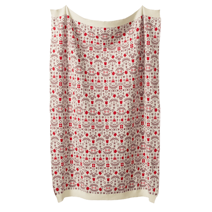 NATURE BABY - DUNE COT BLANKET: CROSS STITCH POSEY KNIT 