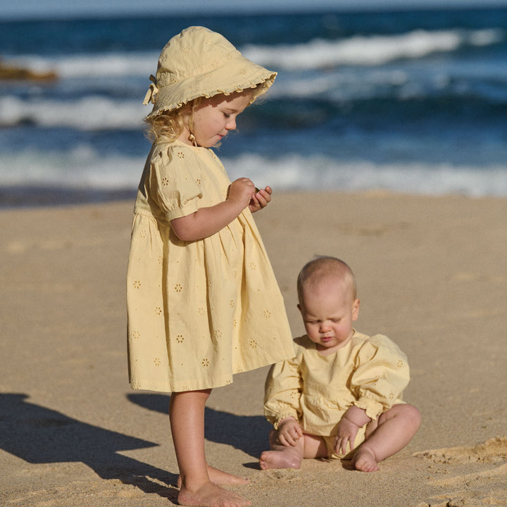 NATURE BABY - DULCIE BODYSUIT: BUTTERCUP [sz:0-3 MTHS]