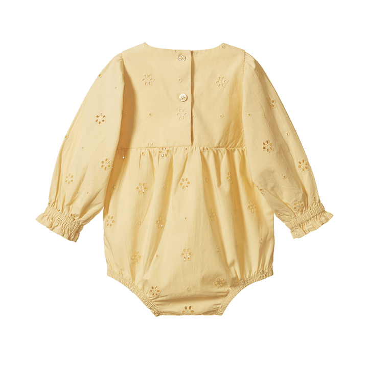 NATURE BABY - DULCIE BODYSUIT: BUTTERCUP [sz:0-3 MTHS]