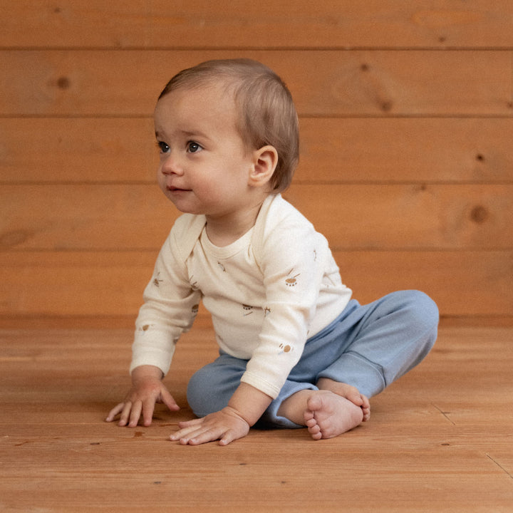 NATURE BABY - DRAWSTRING PANTS: JETTY [sz:0-3 MTHS]