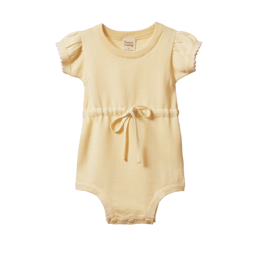 NATURE BABY - LOTTIE SUIT: LEMONADE [sz:0-3 MTHS]