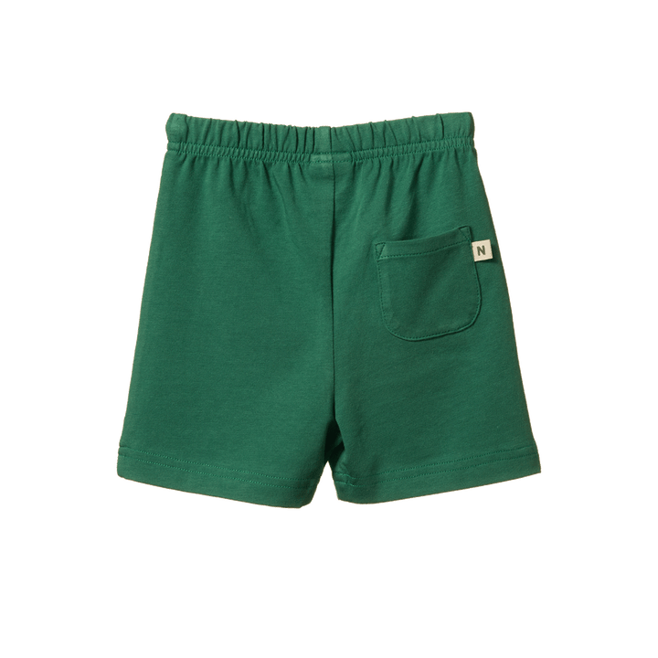 NATURE BABY - JIMMY SHORTS: PEPPERMINT [sz:6-12 MTHS]