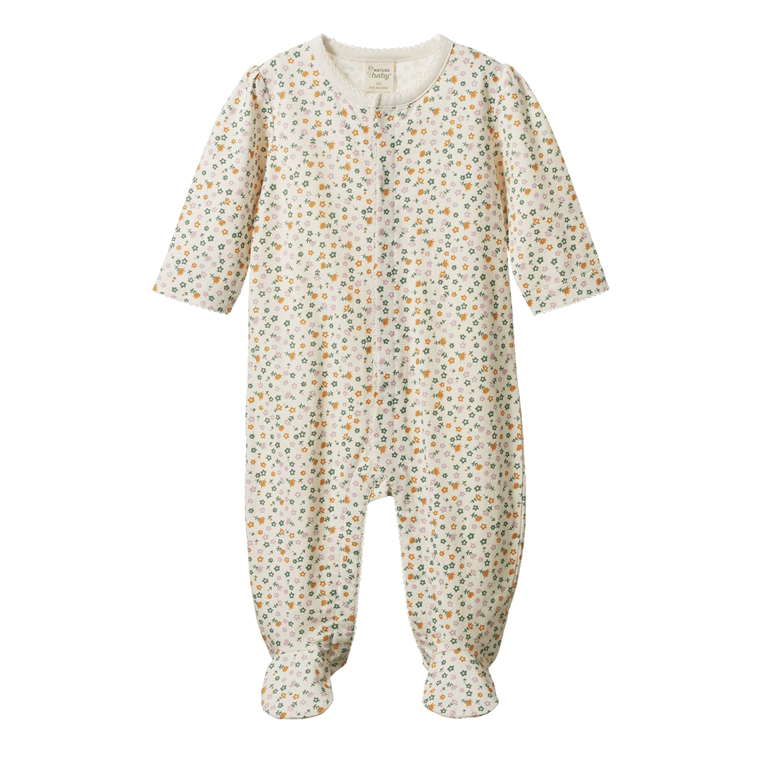 NATURE BABY - LUCY SUIT: POLLYANNA PRINT [sz:NB]