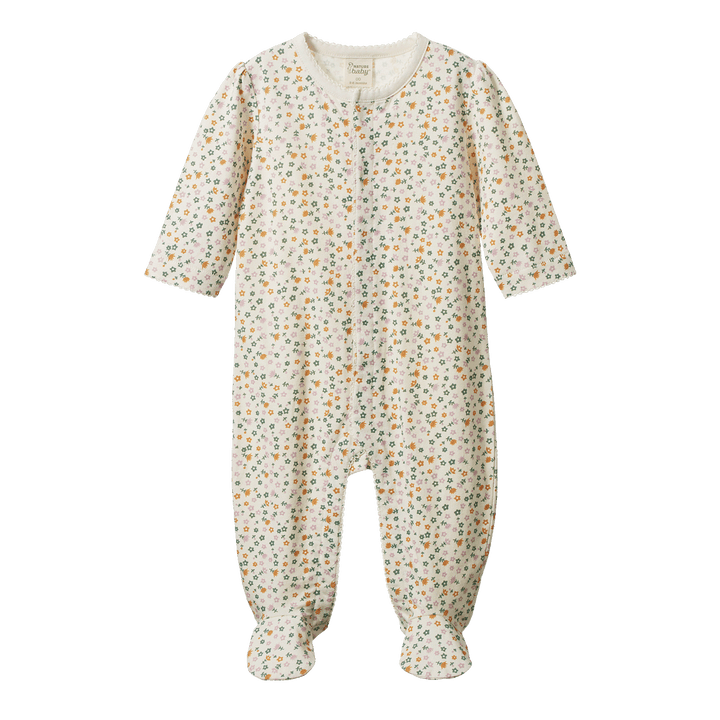 NATURE BABY - LUCY SUIT: POLLYANNA PRINT [sz:NB]