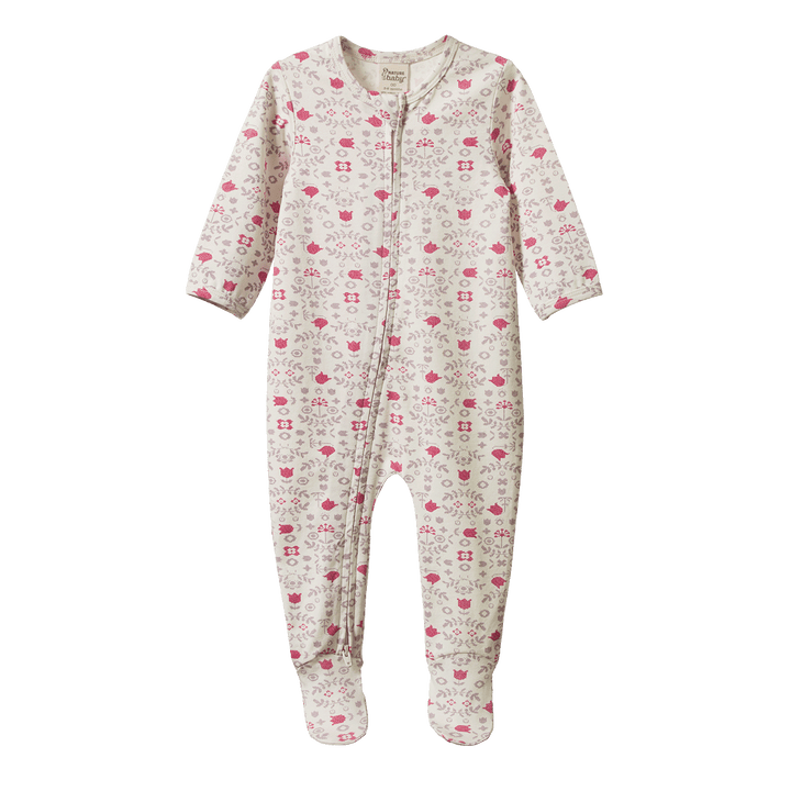 NATURE BABY - DREAMLANDS SUIT: CROSS STITCH POSEY PRINT [sz:NB]