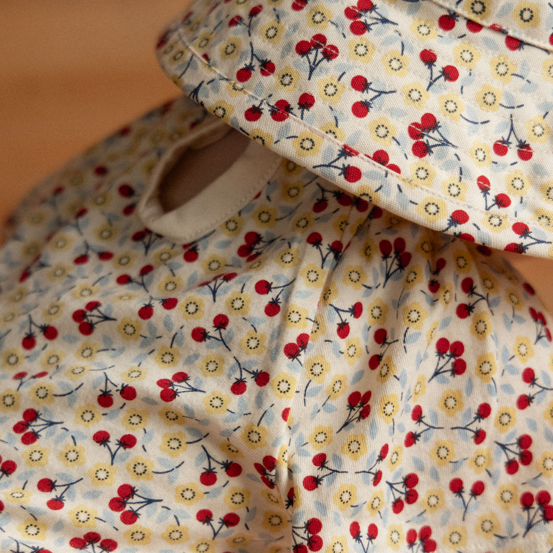 NATURE BABY - FAYE BODYSUIT: KITCHEN GARDEN PRINT [sz:0-3 MTHS]