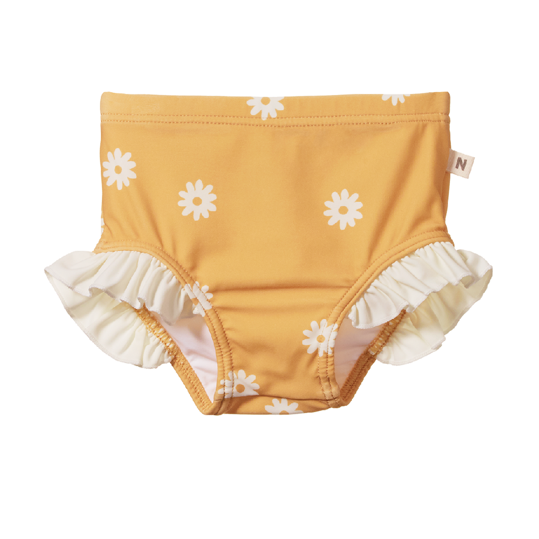 NATURE BABY - AUBREY SHORTS: GOLDEN SEA STRIPE [sz:2 YRS]