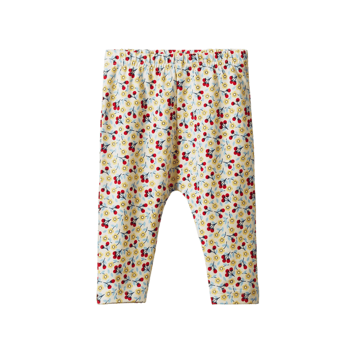 NATURE BABY - LEGGINGS: KITCHEN GARDEN PRINT [sz:0-3 MTHS]