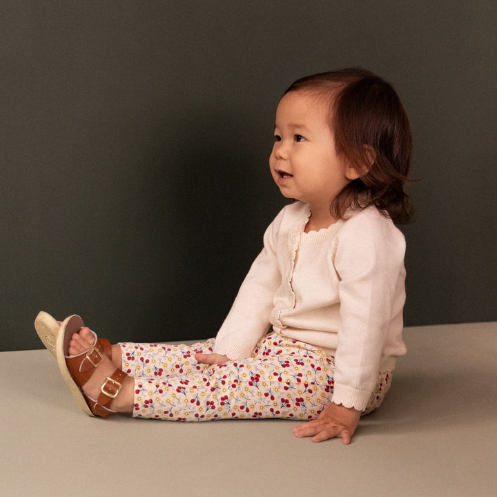 NATURE BABY - LEGGINGS: KITCHEN GARDEN PRINT [sz:0-3 MTHS]