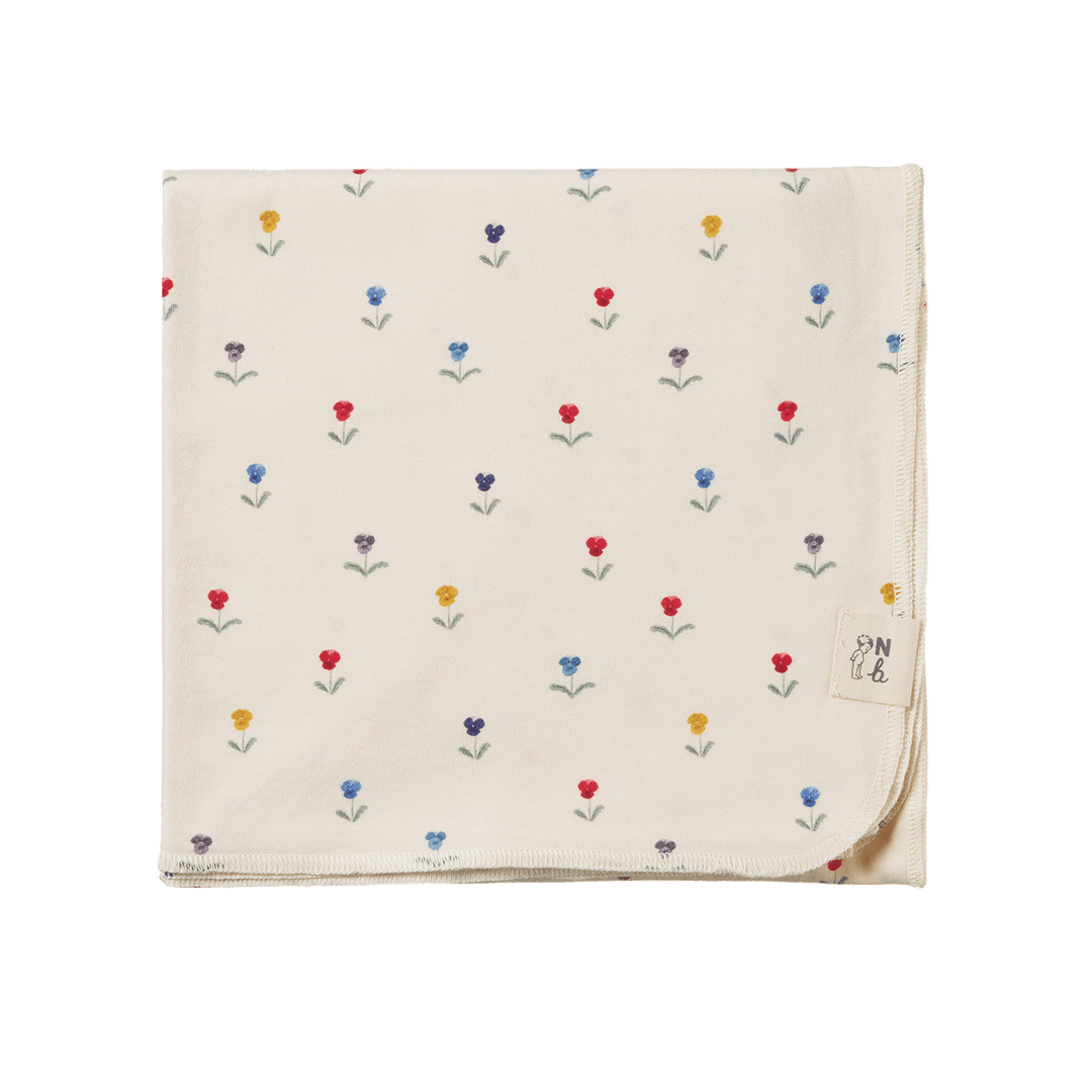 NATURE BABY - COTTON WRAP: DELPHINE PRINT 
