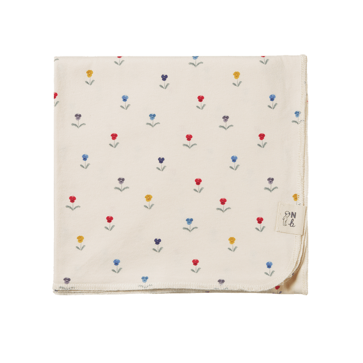 NATURE BABY - COTTON WRAP: DELPHINE PRINT 