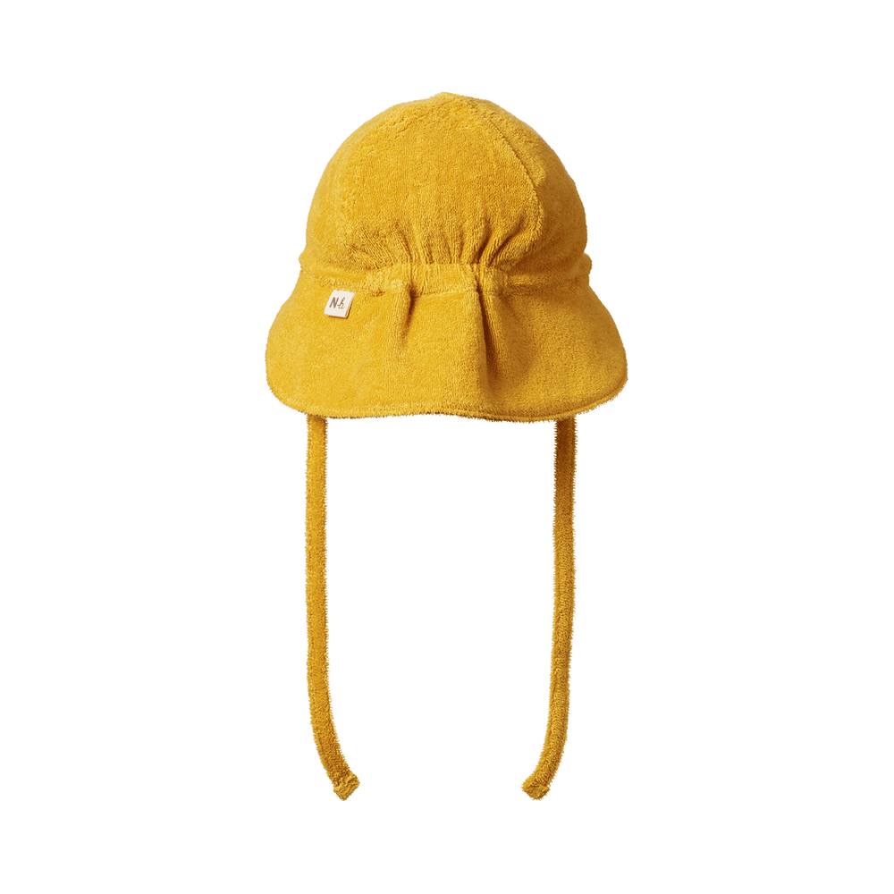 NATURE BABY - DASH HAT TERRY: GOLDEN [sz:XS - NB]