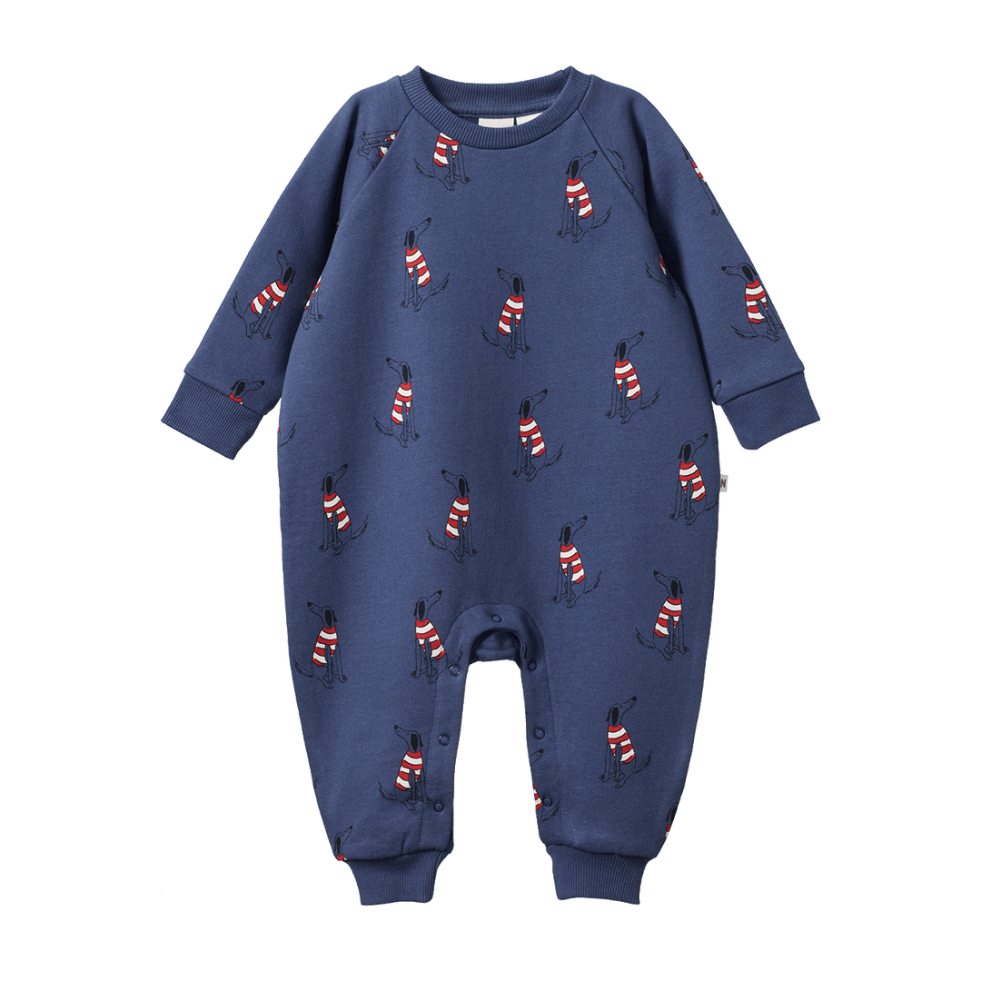 NATURE BABY - JUNO ROMPER: BEST FRIEND PRINT [sz:0-3 MTHS]
