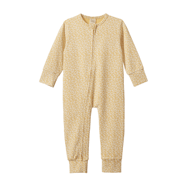 NATURE BABY - DREAMLANDS SUIT: KITCHEN GARDEN RAFFIA PRINT [sz:NB]