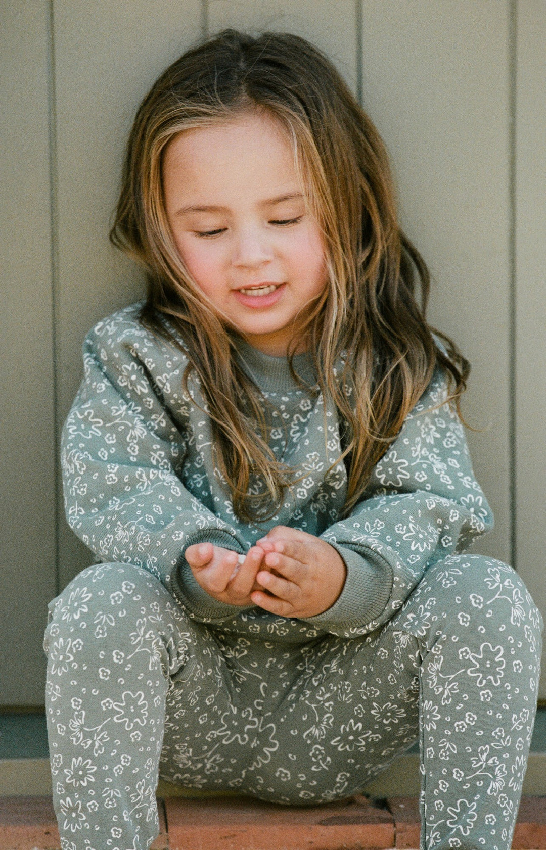 NATURE BABY - SPRINTER COLLECTION: LEGGINGS BLOOMSBURY NETTLE PRINT [sz:0-3 MTHS]