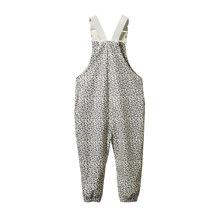 NATURE BABY - SPLASH OVERALLS: BRIARWOOD HERON PRINT [sz:1-2 YRS]
