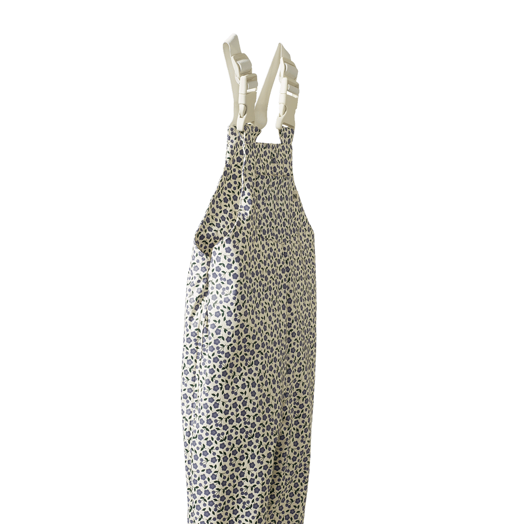 NATURE BABY - SPLASH OVERALLS: BRIARWOOD HERON PRINT [sz:1-2 YRS]