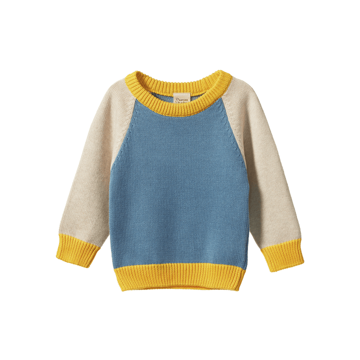 NATURE BABY - BILLY JUMPER: JETTY TRIO [sz:6-12 MTHS]