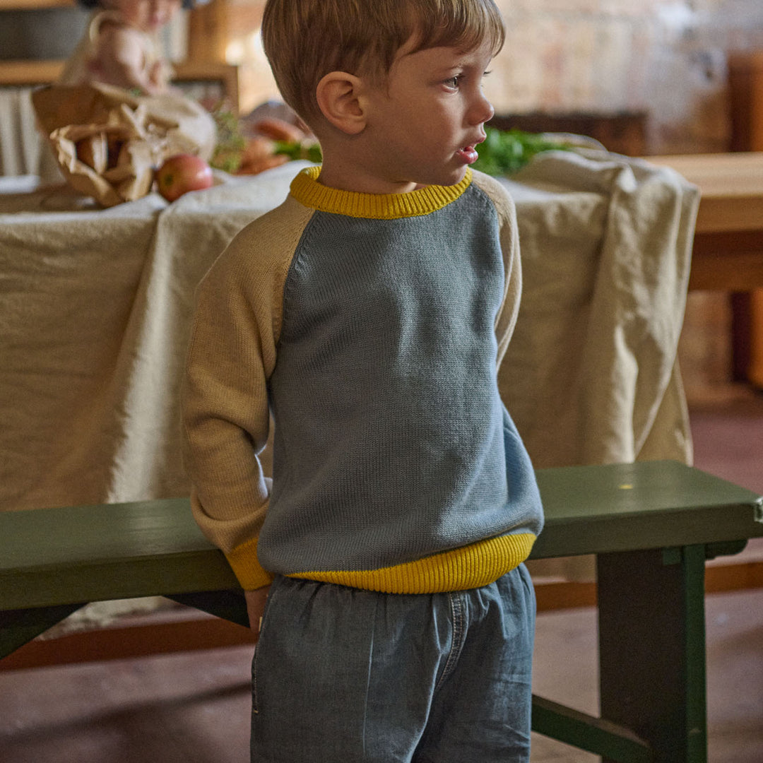 NATURE BABY - BILLY JUMPER: JETTY TRIO [sz:6-12 MTHS]