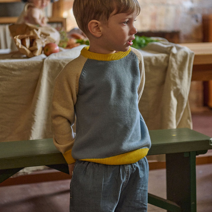 NATURE BABY - BILLY JUMPER: JETTY TRIO [sz:6-12 MTHS]