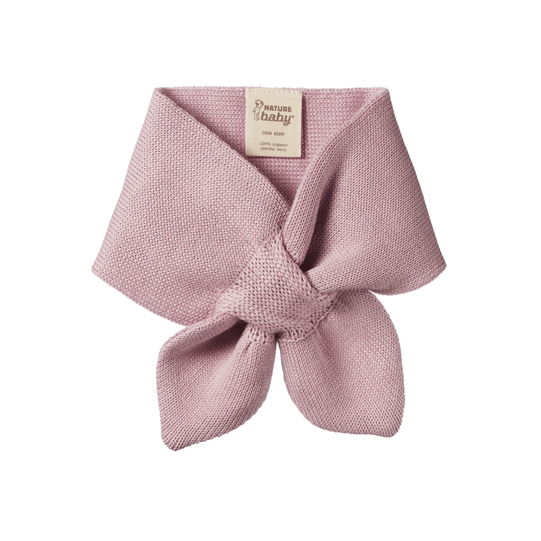 NATURE BABY - TEDDY NECK WARMER: LILAC one size