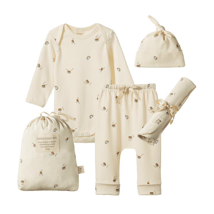 NATURE BABY - GIFTS: ESSENTIALS SET MINI MUSIC PRINT [sz:NB]