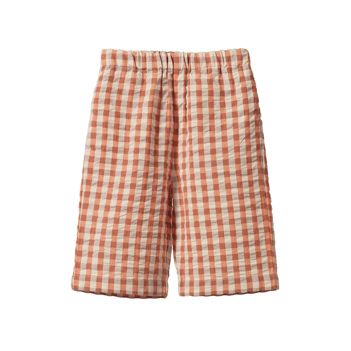 NATURE BABY - PIPPIN PANTS: DANDELION GINGHAM [sz:6-12 MTHS]