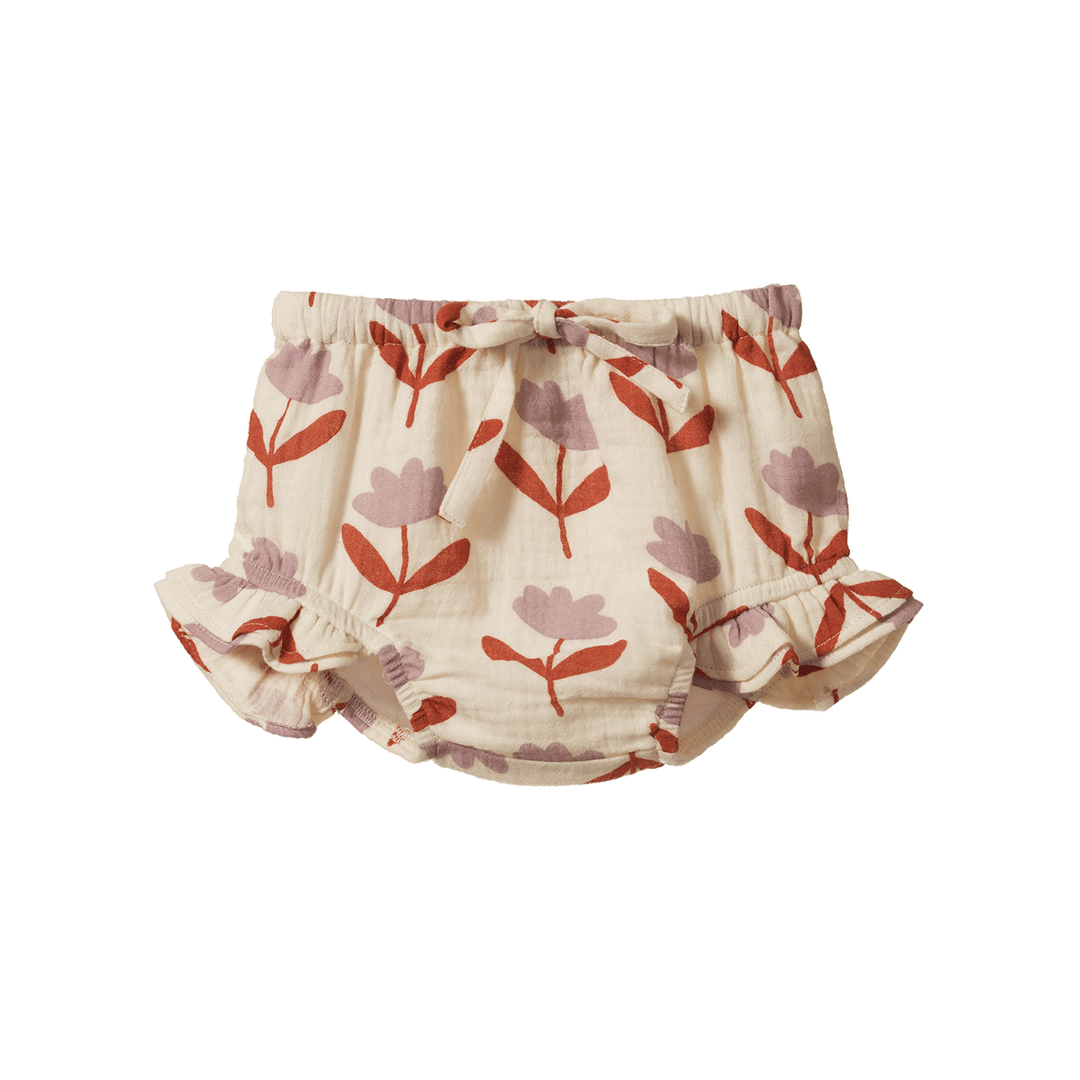 NATURE BABY - PETAL BLOOMERS: FLEURETTE PRINT [sz:0-3 MTHS]