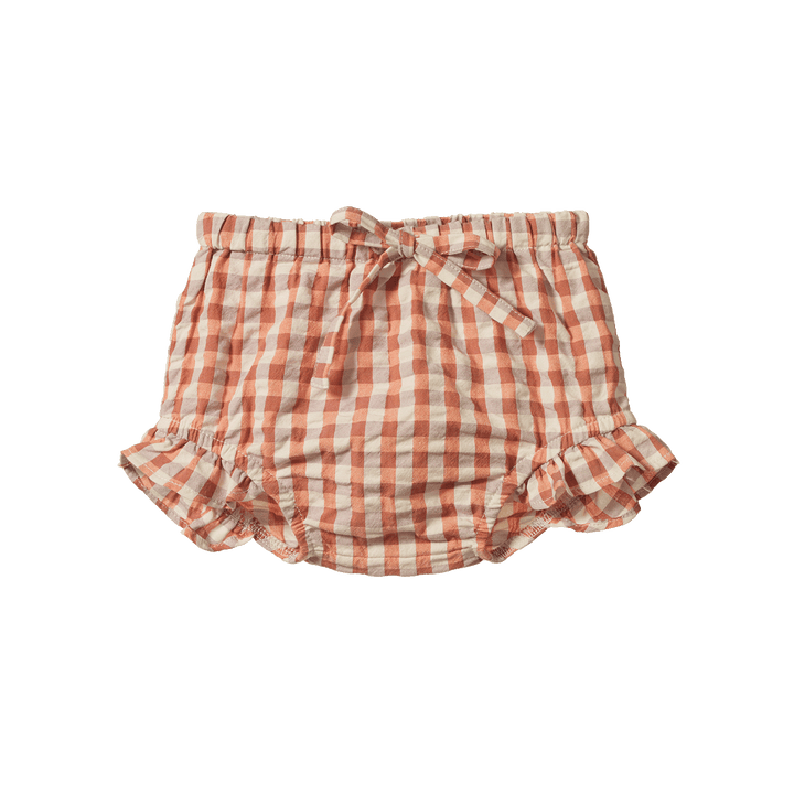 NATURE BABY - PETAL SET: DANDELION GINGHAM [sz:0-3 MTHS]