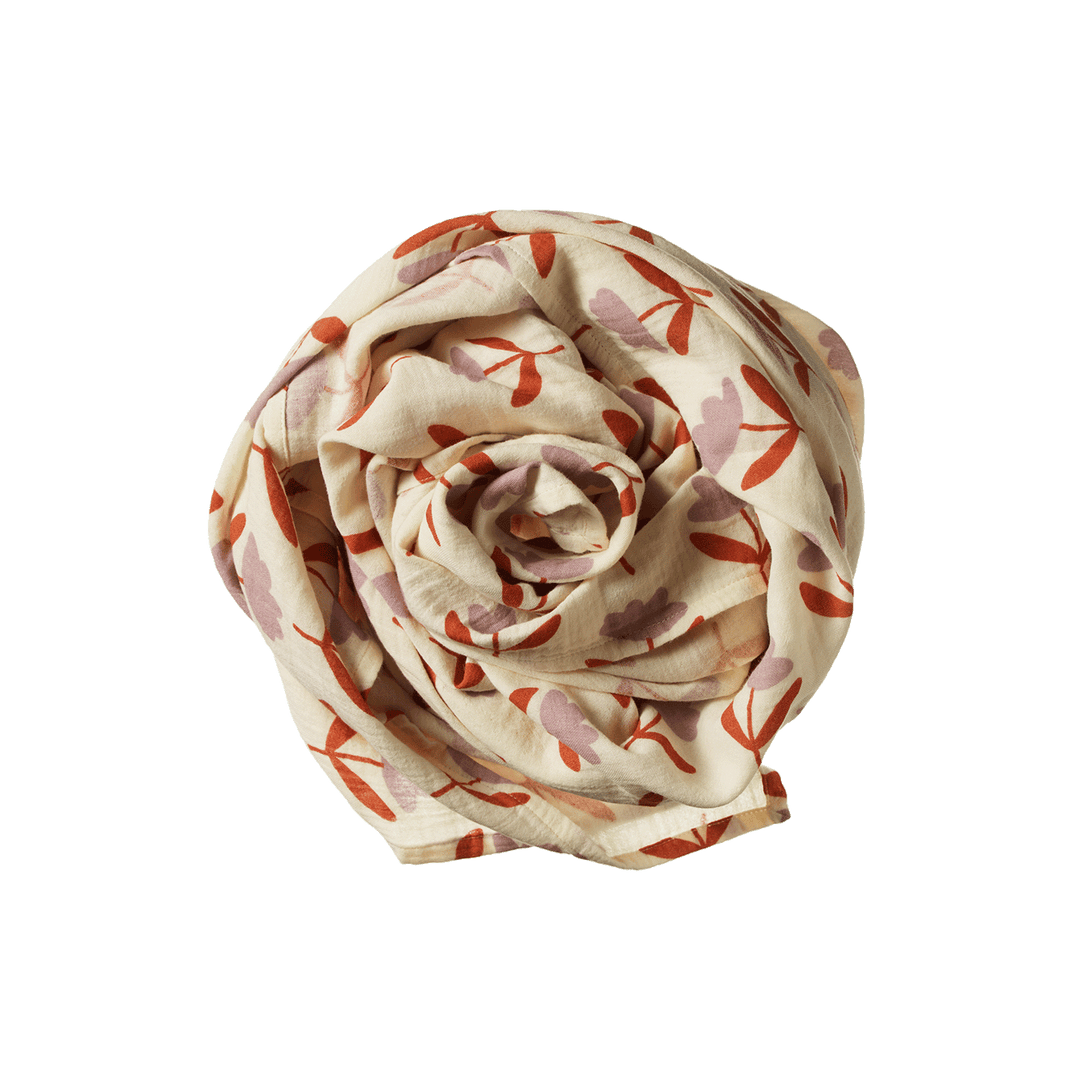 NATURE BABY - MUSLIN WRAP: FLEURETTE PRINT