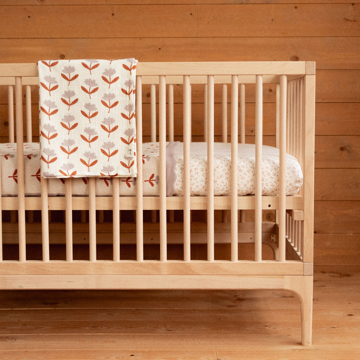 NATURE BABY - MUSLIN WRAP: FLEURETTE PRINT