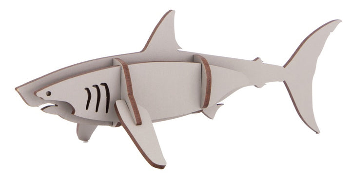 LITTLE AND WOOD - GREAT WHITE SHARK A5 WOODEN KIT 