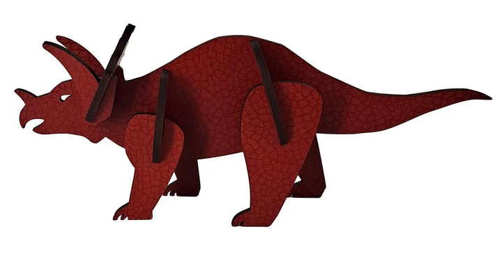 LITTLE AND WOOD - TRICERATOPS A5 WOODEN KIT