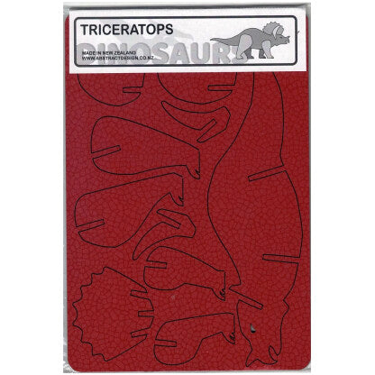 LITTLE AND WOOD - TRICERATOPS A5 WOODEN KIT