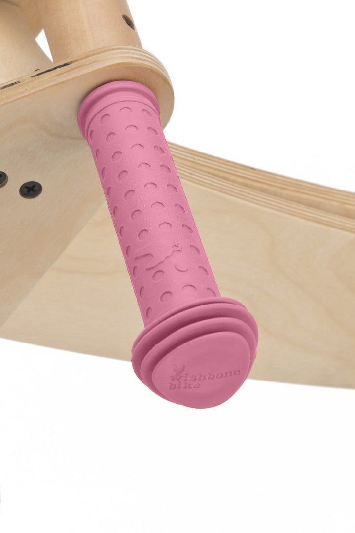 WISHBONE DESIGN - PINK BIKE GRIPS