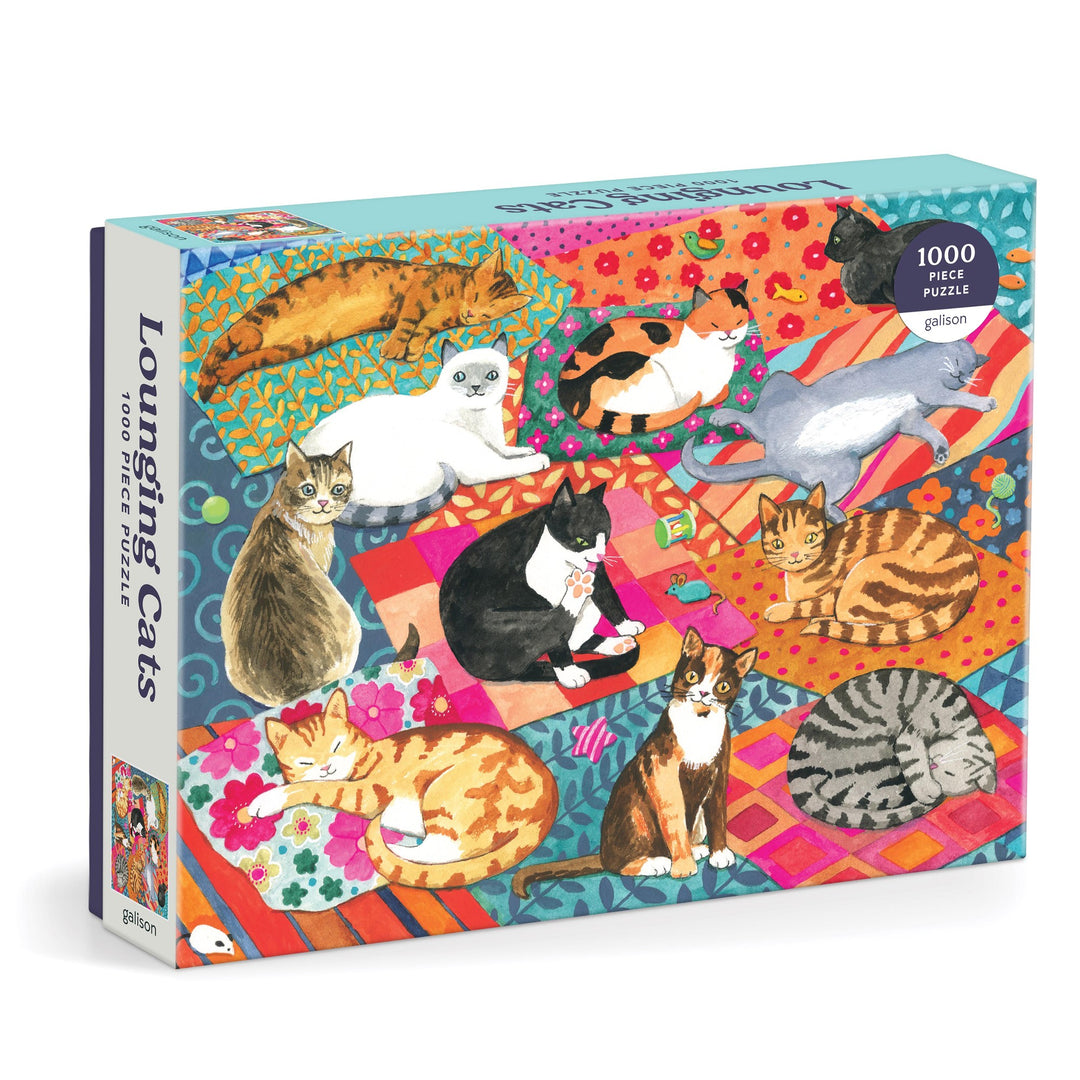 GALISON - LOUNGING CATS PUZZLE: 1000PCS