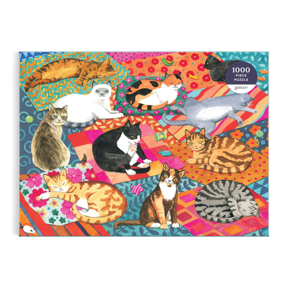 GALISON - LOUNGING CATS PUZZLE: 1000PCS