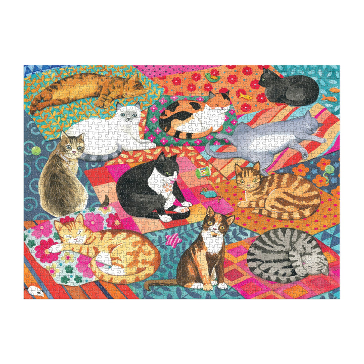 GALISON - LOUNGING CATS PUZZLE: 1000PCS