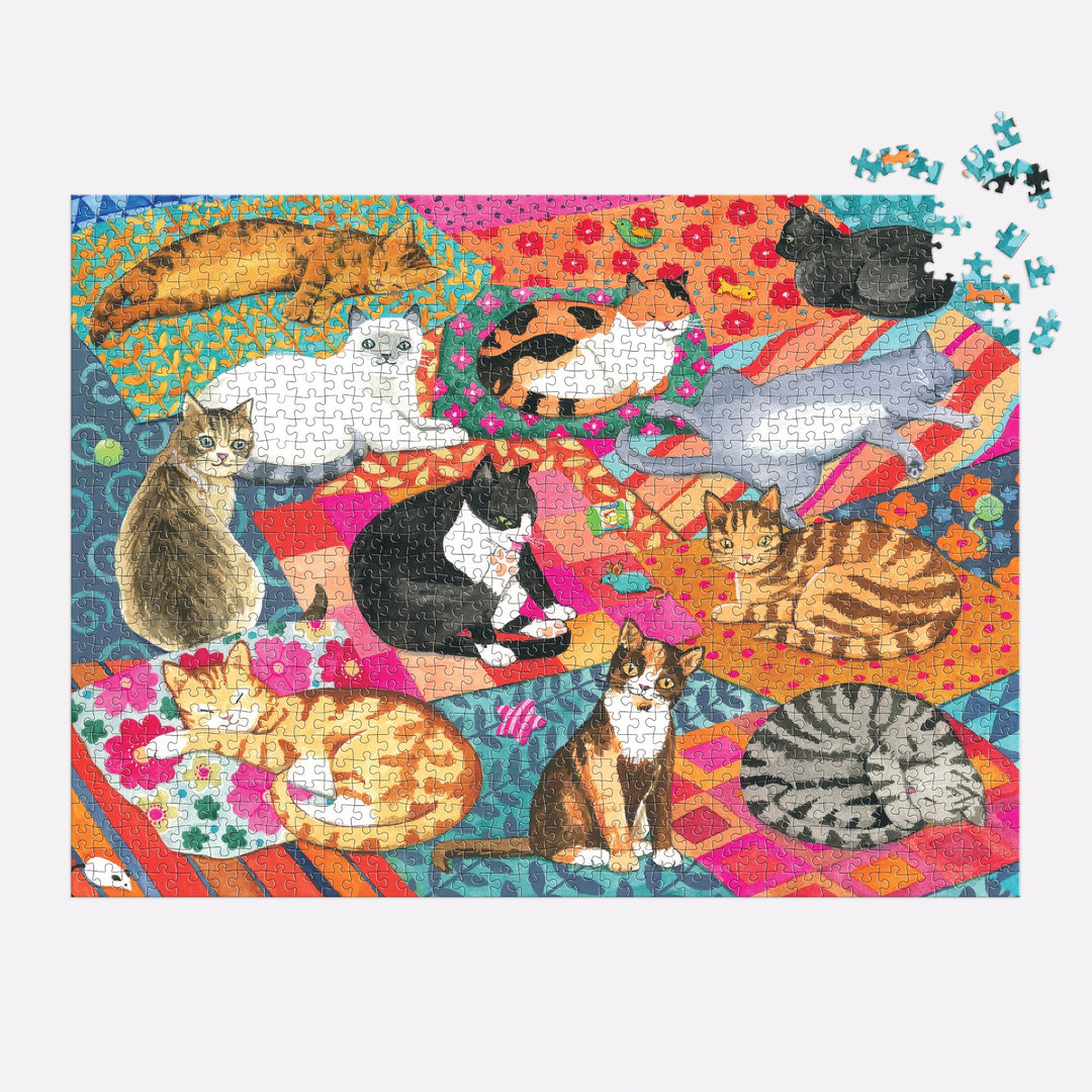 GALISON - LOUNGING CATS PUZZLE: 1000PCS